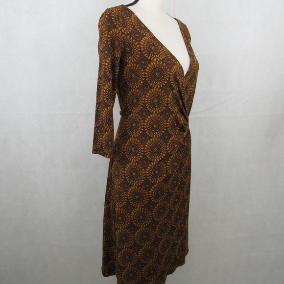 London Time Floral Dress 3/4 Sleeve Size 4P 8P 10P - Picture 2 of 5